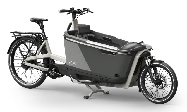 Tvåhjulig lådcykel 2026: smalare och snabbare i trafik